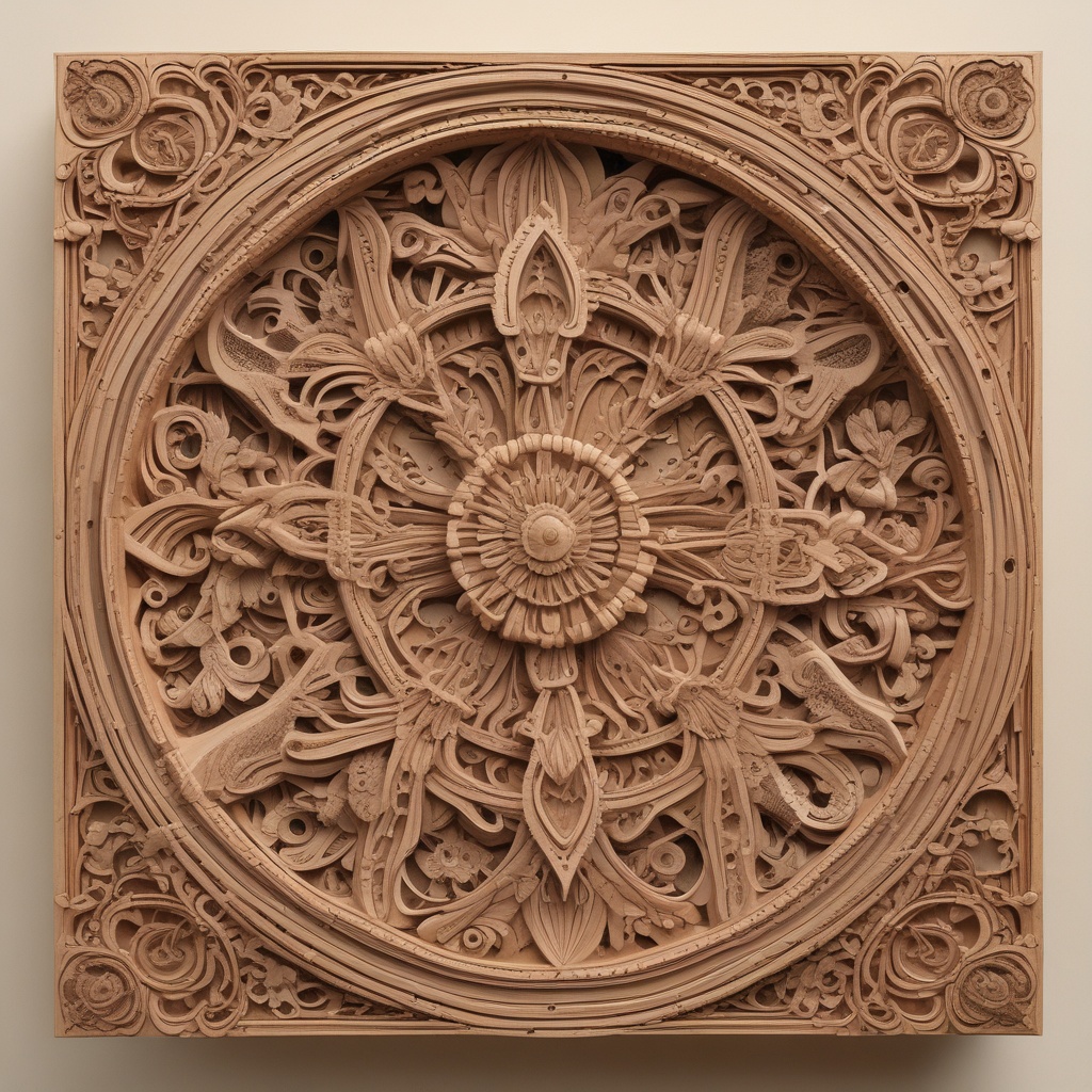 Intricate Wooden Craft